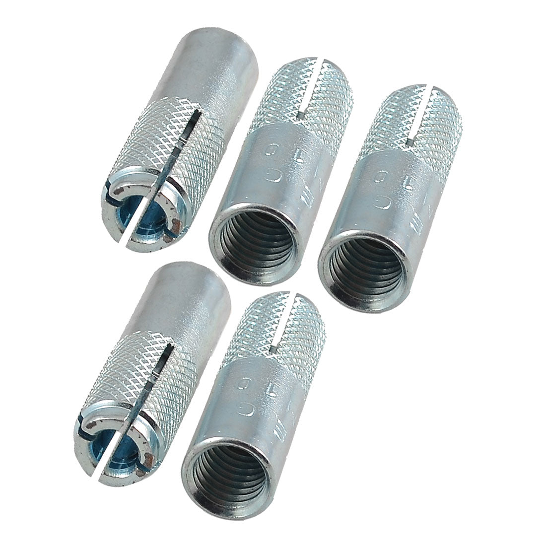 Harfington 5 Pcs M10 Thread Metal Sleeve Anchors Tool Expanding Expansion Bolt