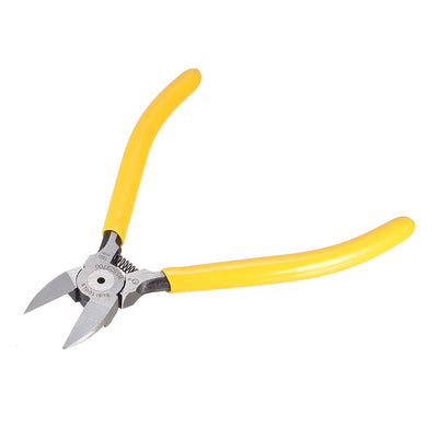 Harfington 6" Electric Wire Cutter Side Cutting Diagonal Pliers Hand Tool Yellowgreen