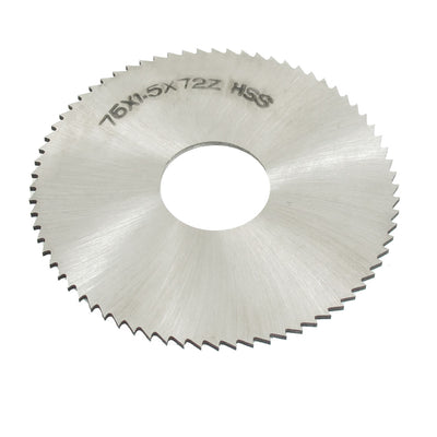 Harfington 22mm Arbor Hole Dia 1.5mm Thick 72 Teeth HSS Slotting Saw