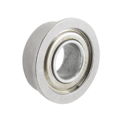 Harfington 13mm x 6mm x 5mm Radial Shielded Deep Groove Flanged Ball Bearing Silver Tone