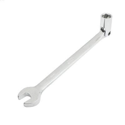 Harfington Stainless Steel Dual Ended Open End Hex Socket Wrench Combination Spanner 10mm