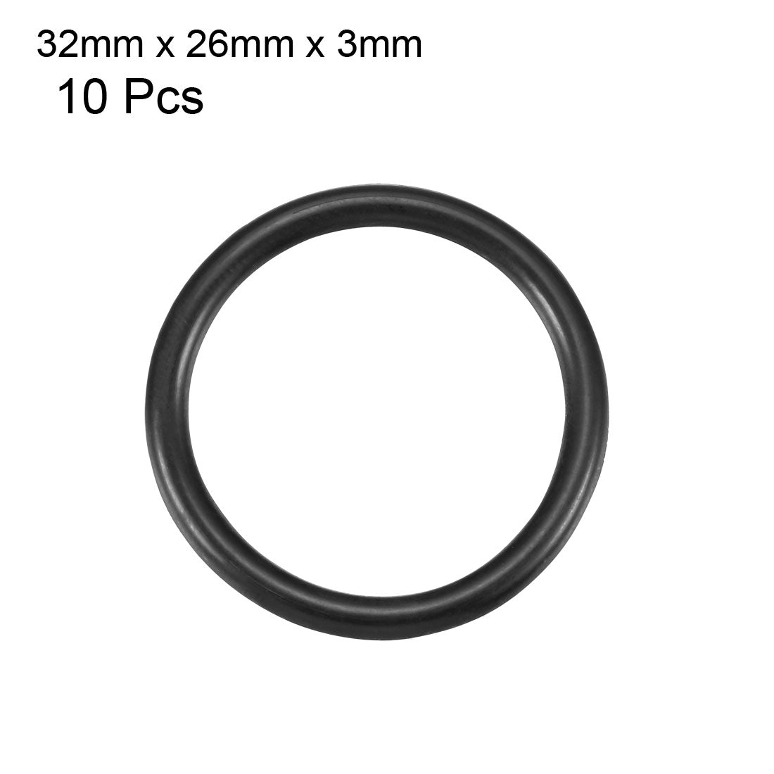 Harfington Nitrile Rubber O-Rings, Metric Buna-N Sealing Gasket 10Pcs