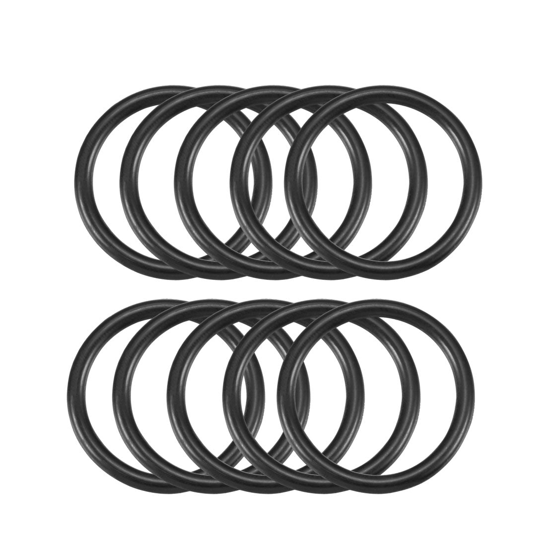 Harfington Nitrile Rubber O-Rings, Metric Buna-N Sealing Gasket 10Pcs