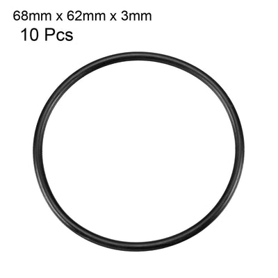 Harfington Nitrile Rubber O-Rings, Metric Buna-N Sealing Gasket 10Pcs