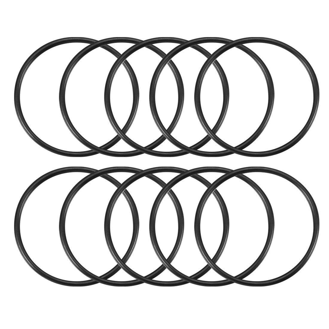Harfington Nitrile Rubber O-Rings, Metric Buna-N Sealing Gasket 10Pcs