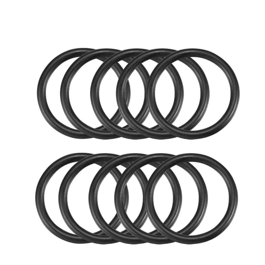 Harfington Nitrile Rubber O-Rings, Metric Buna-N Sealing Gasket 10Pcs