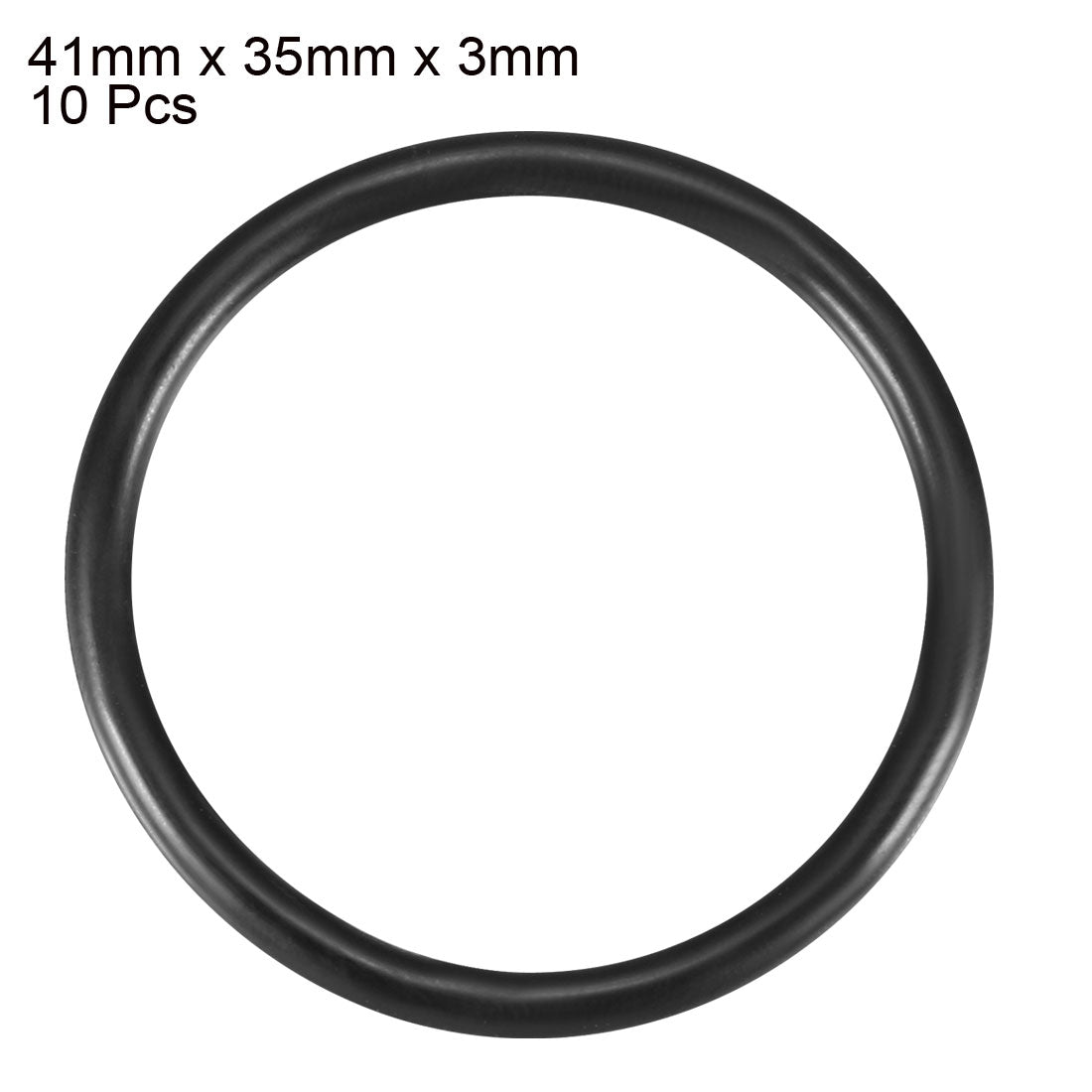 Harfington Nitrile Rubber O-Rings, Metric Buna-N Sealing Gasket Black 10Pcs