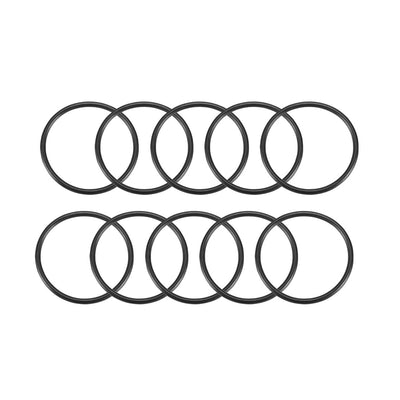 Harfington Nitrile Rubber O-Rings, Metric Buna-N Sealing Gasket Black 10Pcs