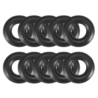Harfington Nitrile Rubber O-Rings, Metric Buna-N Sealing Gasket Black 10Pcs