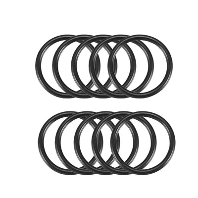 Harfington Nitrile Rubber O-Rings, Metric Buna-N Sealing Gasket Black 10Pcs