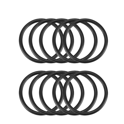 Harfington Nitrile Rubber O-Rings Metric Buna-N Sealing Gasket Black 10Pcs