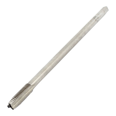 Harfington Round Shank HSS 8mm Dia Threaded Straight Flutes Hand  150mm Long