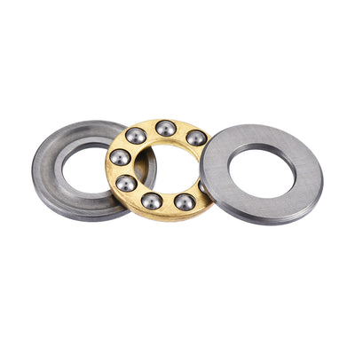 Harfington 16mm x 8mm x 5mm F8*16 Metal Single Direction Thrust Ball Roller Bearing