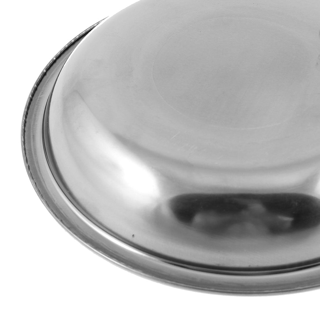 Harfington 15.5cm x 2.1cm Round Silver Tone Stainless Steel Dinner Dish Plate Food Holder