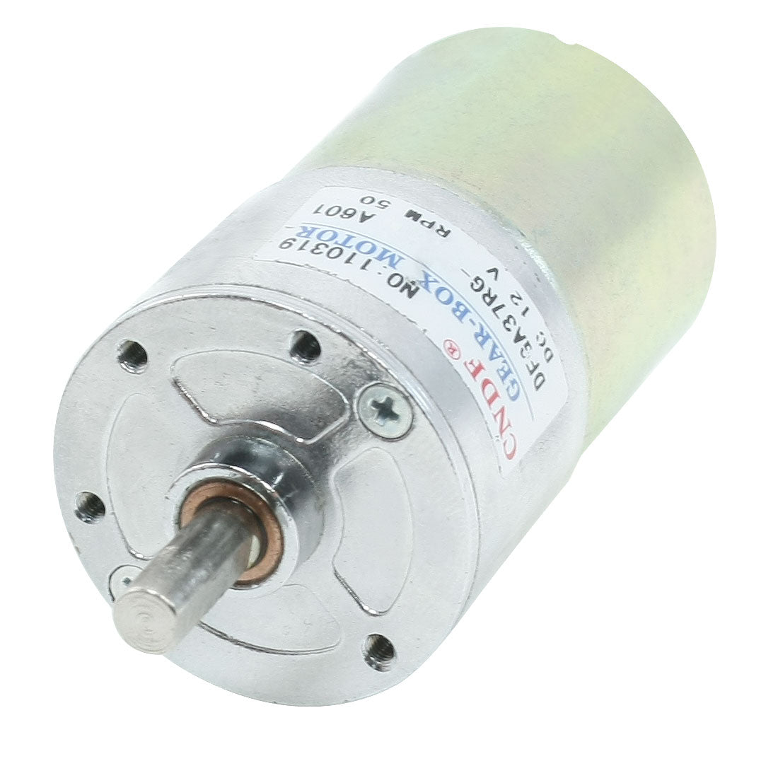 Harfington 13.14Kg.cm 6mm Shaft Permanent Magnetic Gear Box Motor 50RPM DC 12V