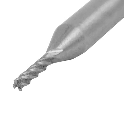 Harfington Hardware Milling Cutter 2mm x 10mm 4 Flutes HSS End Mill Cutting Tool