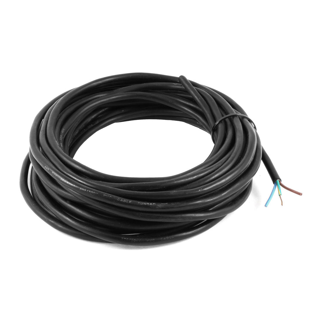 Harfington 19/3 AWG Wire Copper Cores Flexible PVC Insulated RVV Cable 10m 32.8 Feet