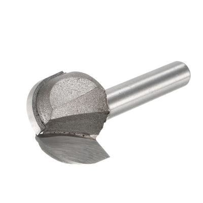 Harfington Straight Shank Metal Round Nose Router Bit Tool 1/4" x 7/8" for Woodworking