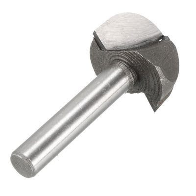 Harfington Straight Shank Metal Round Nose Router Bit Tool 1/4" x 7/8" for Woodworking