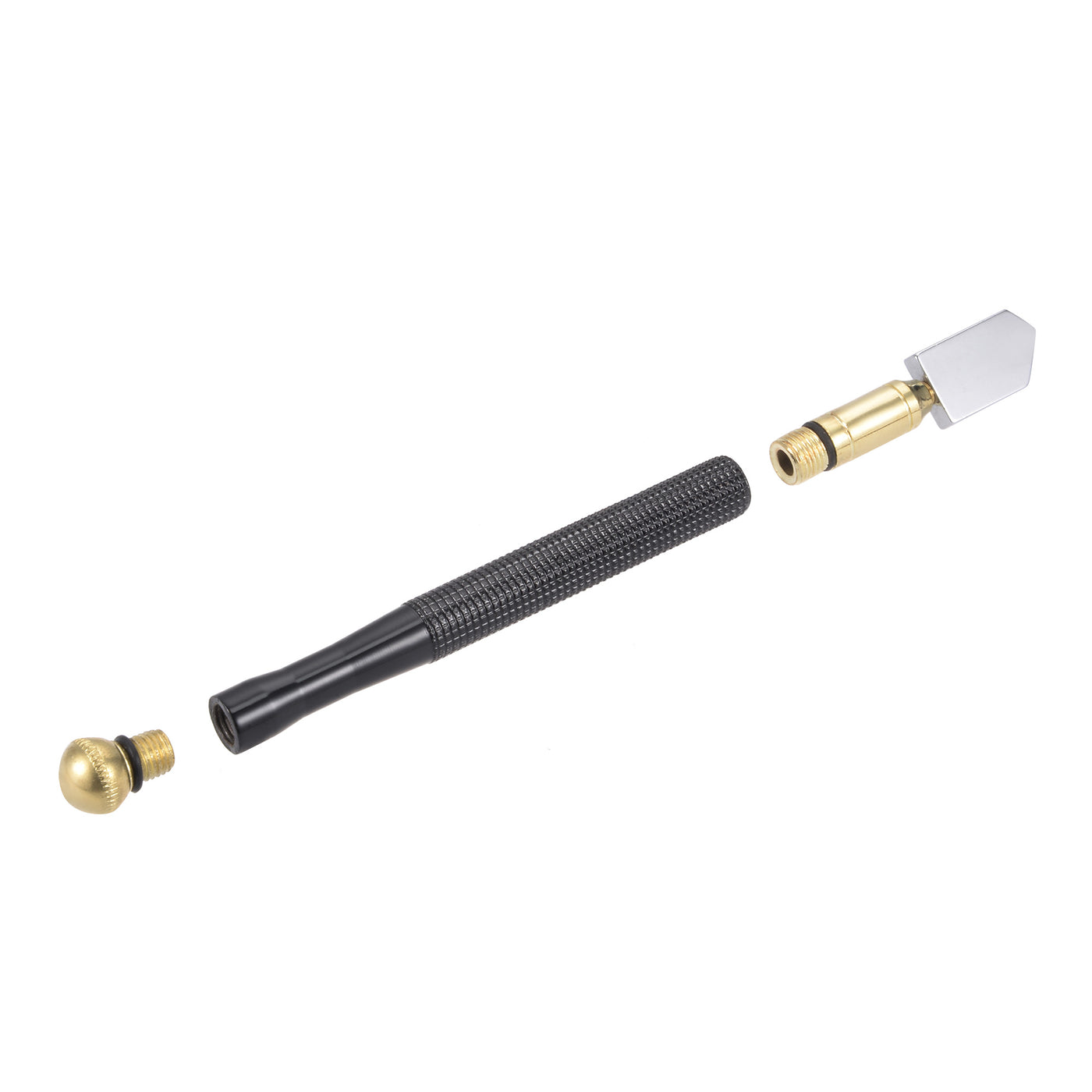 Harfington Glass Cutter, 5mm-12mm Black Pencil Oil Feed Carbide Tip Cutting Tool Kit