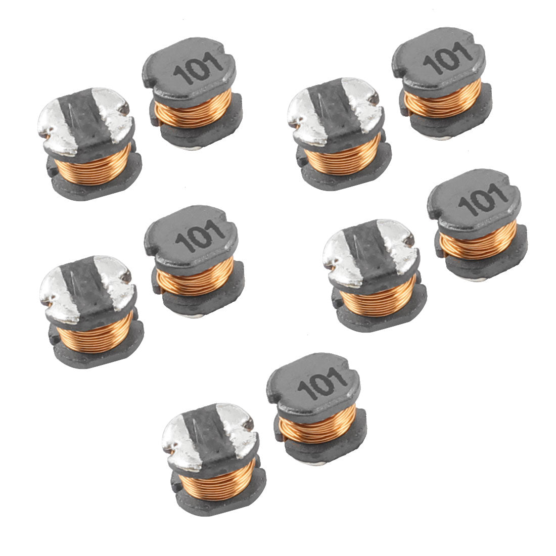 Harfington 0.52A Ferrite Chip Surface Mounted Devices Power Inductors CD54 100uH 5.8mmx5.2mmx4.5mm 10PCS