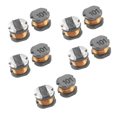 Harfington 0.52A Ferrite Chip Surface Mounted Devices Power Inductors CD54 100uH 5.8mmx5.2mmx4.5mm 10PCS