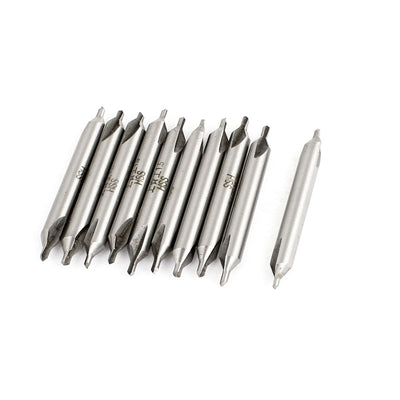 Harfington 1.5mm Tip Diameter HSS Center Spotting Drill Bit Countersinks 10Pcs