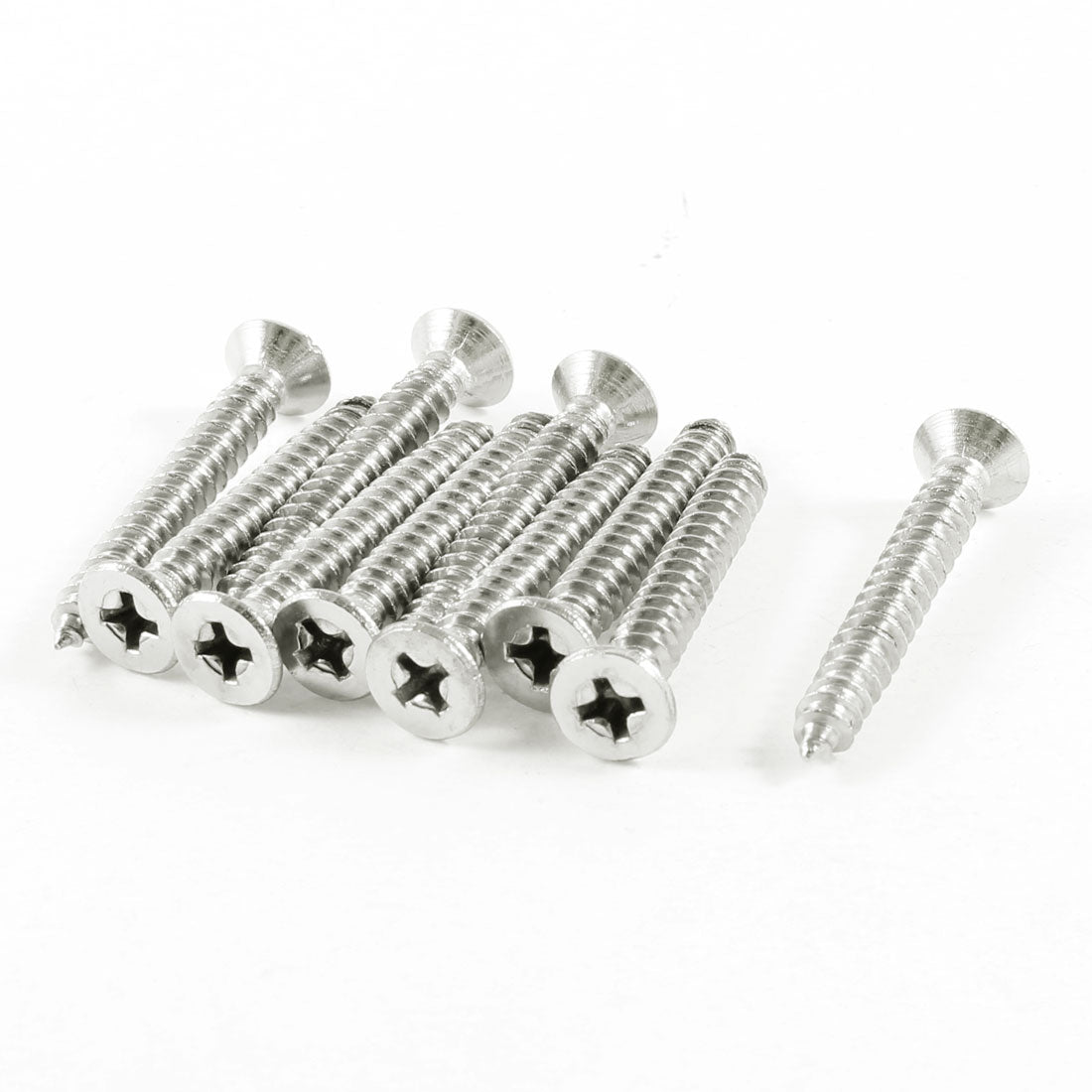 Harfington Industry 35mm x 4.9mm Threaded Self Tapping Screws Drilling Bolts 10 Pcs