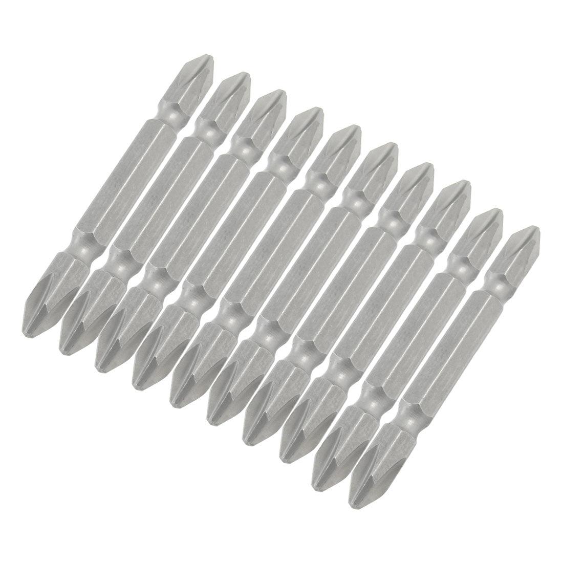 Harfington 2.6" Long Dual End Crosshead Magnetic Body PH2 Screwdriver Bits 10 Pcs