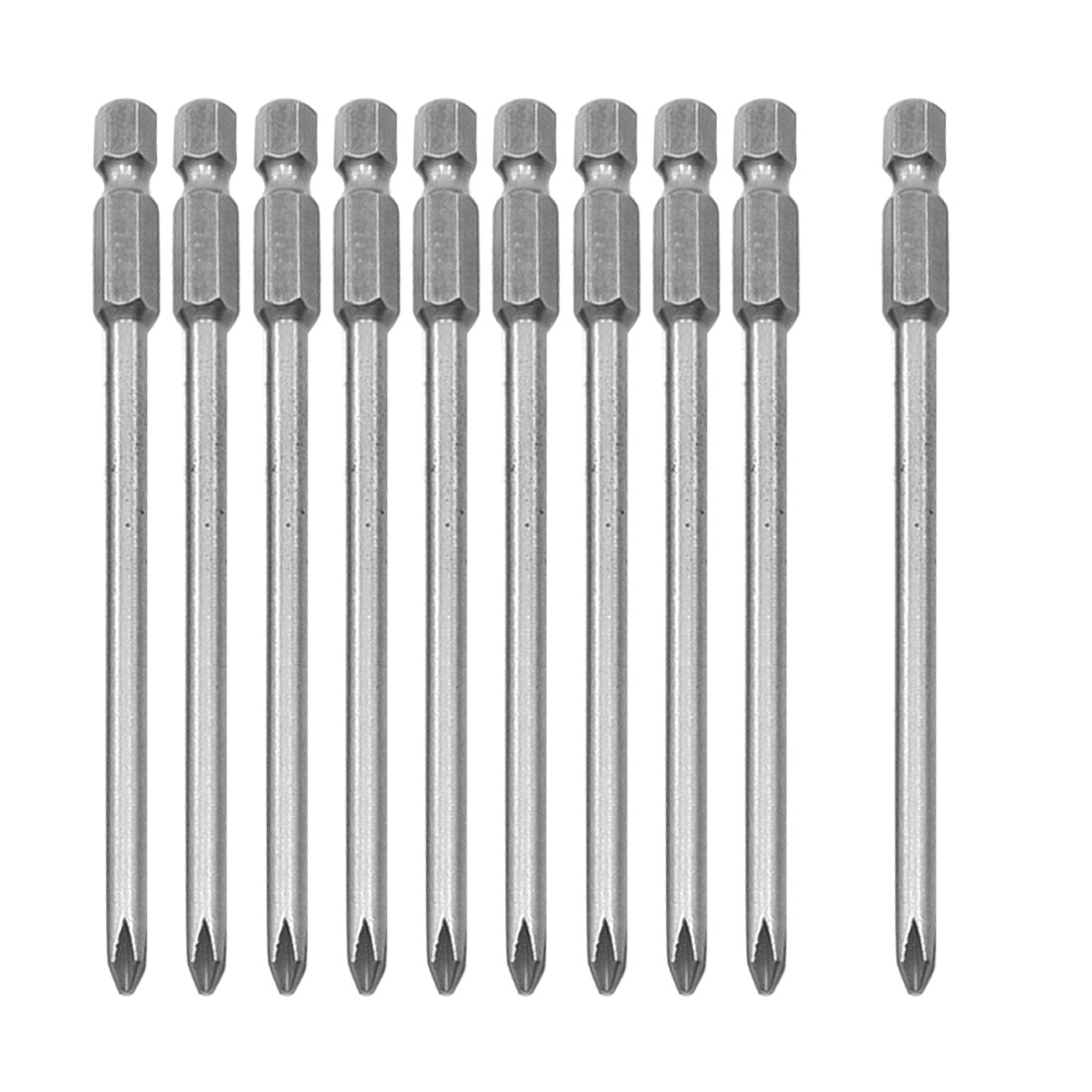 Harfington 4mm Dia Bit Hardware Part Magnetic Phillips PH1 Type Screwdriver Bits 10 Pcs