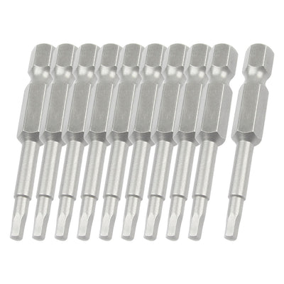 Harfington Power Tool 2.5mm Hex Head Magnetic Tip Screwdriver Bits 50mm 10 Pcs