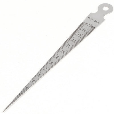 Harfington 0.1mm Accuracy 1MM-15MM Taper Gauge Feeler Gap Hole Measuring Tool