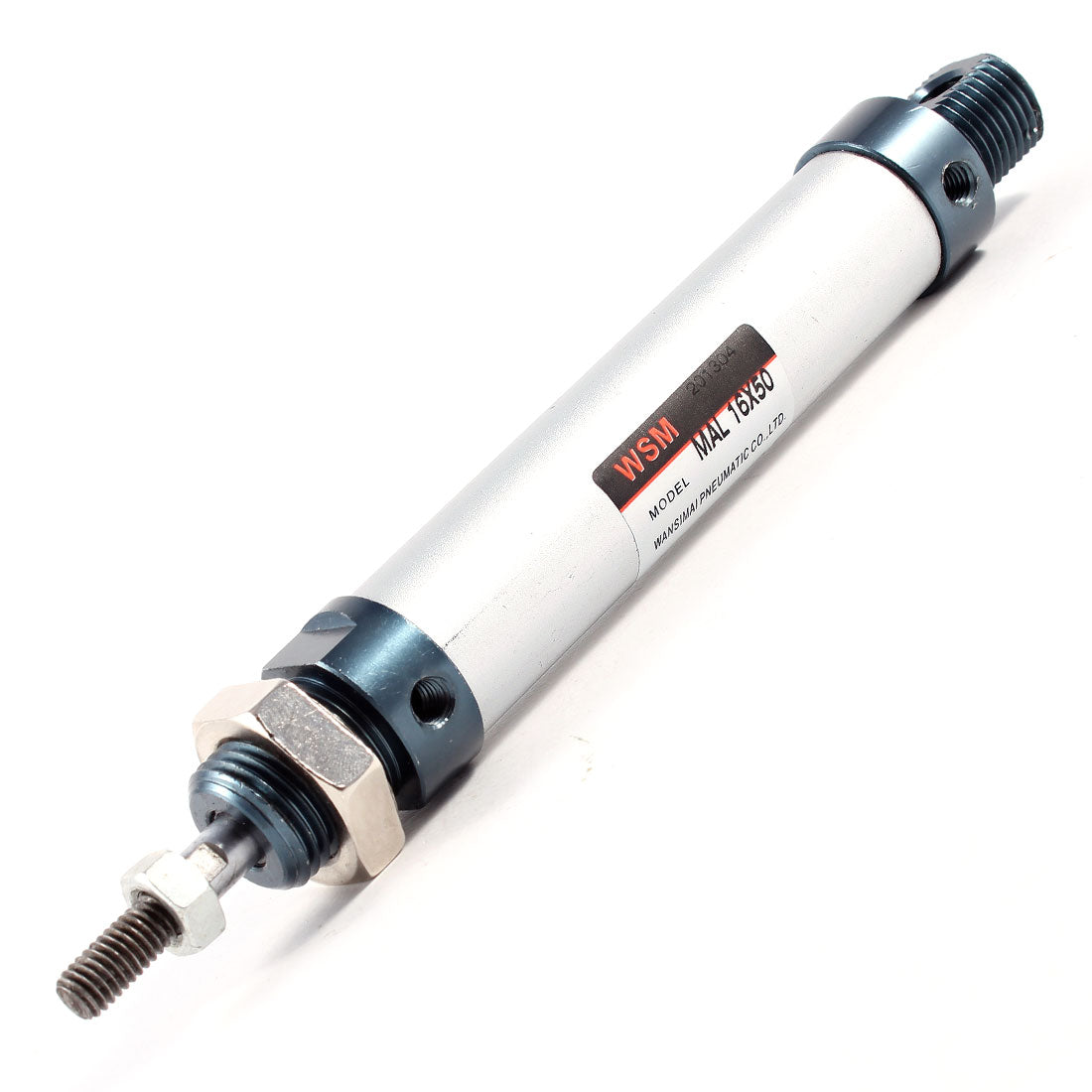 Harfington 16mm Bore 50mm Stroke Aluminum Alloy Pneumatic Mini Air Cylinder MAL16x50