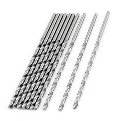 Harfington 10PCS Split Point Straight Shank Fully Ground Spiral Twist Drill Bits 3.0mm Dia