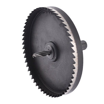 Harfington Triangle Shank 6mm Twist Drill Bit 95mm Dia. HSS Iron Cutting Hole Saw