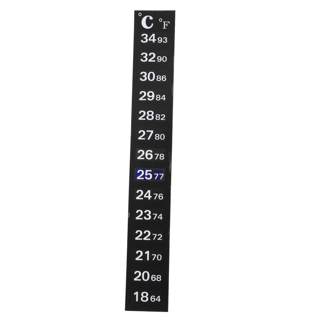 Harfington 18 to 34 Centigrade Paper Temperature Gauge Thermometer Black for Aquatic Animals