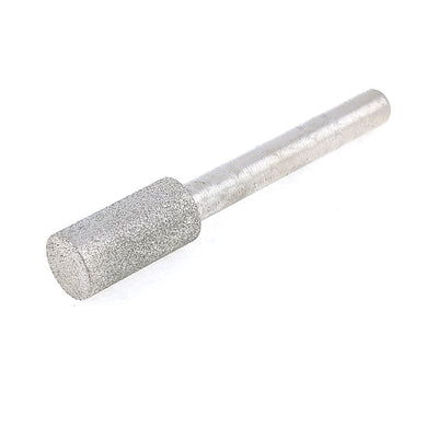 Harfington Silver Tone 6 x 10mm Diamond Head Polishing Grinding Bit Point