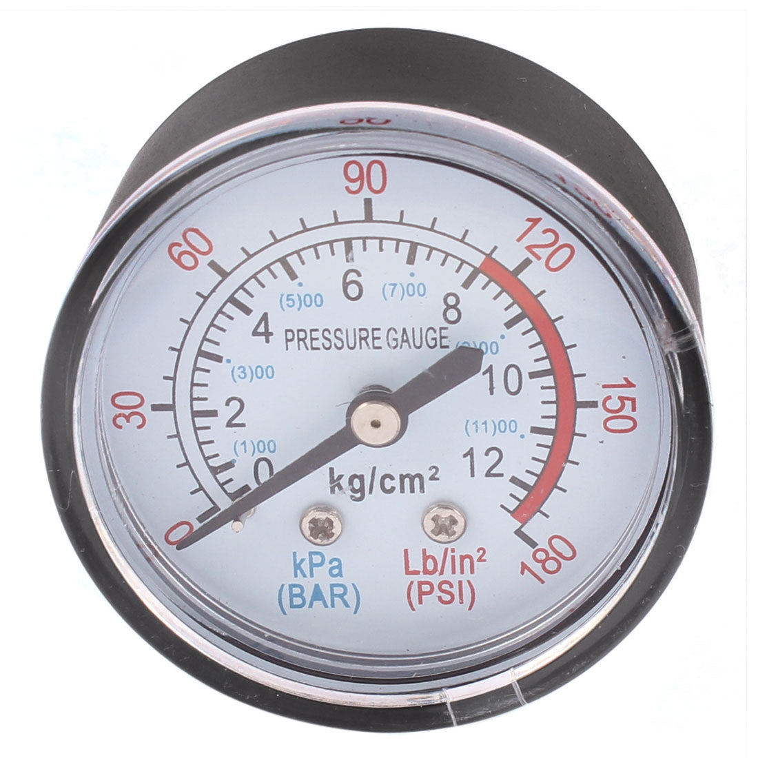 Harfington 0-180 PSI 12.4Bar Pneumatic Compressed Air Pressure Gauge Black