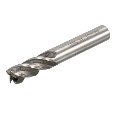 Harfington 10mm x 10mm Milling Cutter 22mm Cutting Depth 4 Flutes End Mill Tool