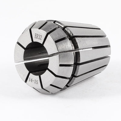 Harfington 14-15mm ER32 Precision Spring Collet Chuck Silver Tone