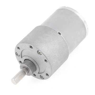Harfington 12VDC 100RPM 2 Terminals Speed Reducer Electric Geared Motor