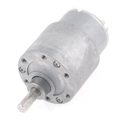 Harfington 12VDC 15RPM 2 Terminals Speed Reducer Electric Geared Motor