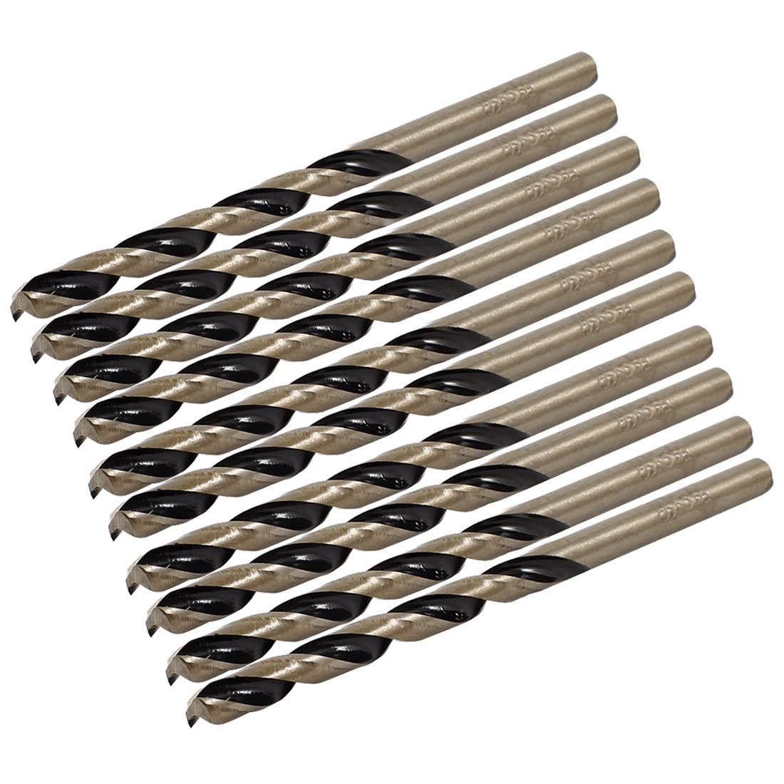 Harfington Metal Marble Drilling High Speed Steel 4.2mm Dia Spiral Drill Bit 10pcs