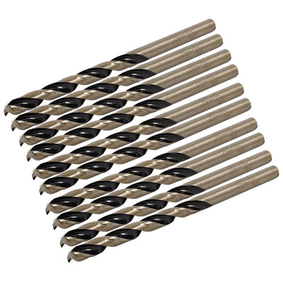 Harfington Metal Marble Drilling High Speed Steel 4.2mm Dia Spiral Drill Bit 10pcs
