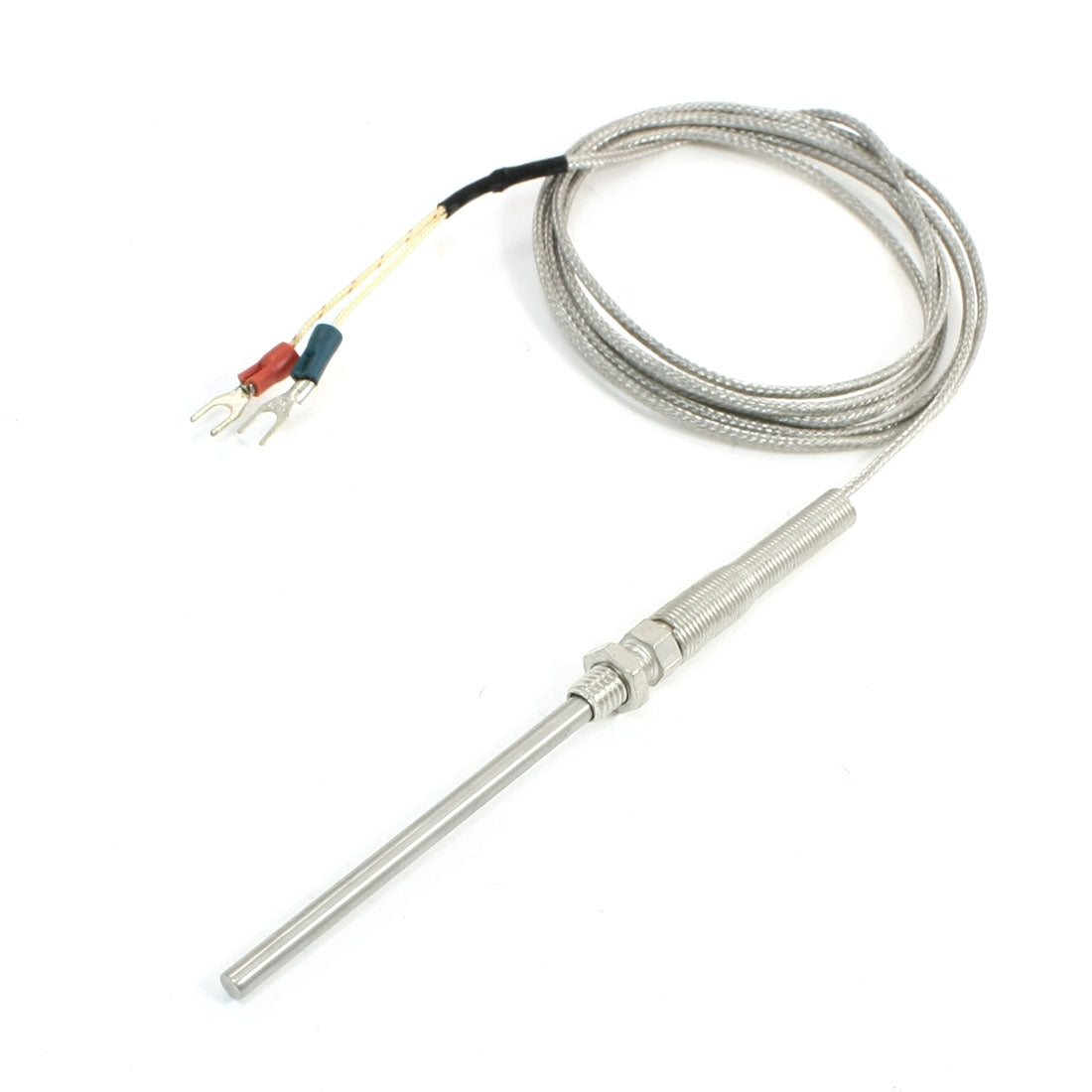Harfington 0-500C K Type Temperature 10cm Measuring Probe Thermocouple Sensor 2M 6.5Ft