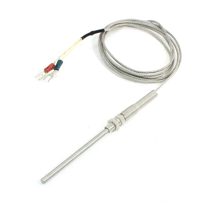 Harfington 0-500C K Type Temperature 10cm Measuring Probe Thermocouple Sensor 2M 6.5Ft