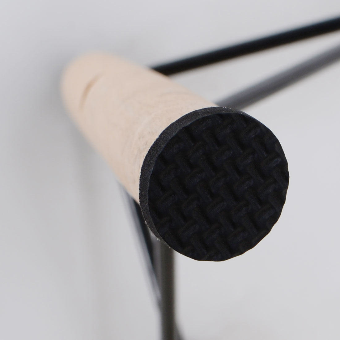 Harfington 18 Pcs Black 2.5cm Diameter Nonslip Table Chair Leg Felt Cushion Pad