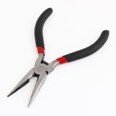 Harfington Black Grip Wire Cable Cutting Stripping Needle Nose Plier 5" Length