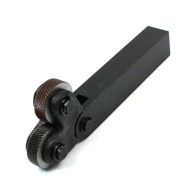 Harfington 1.5mm Pitch Dual Wheel Slant Teeth Knurling Tool for Metal Lathe