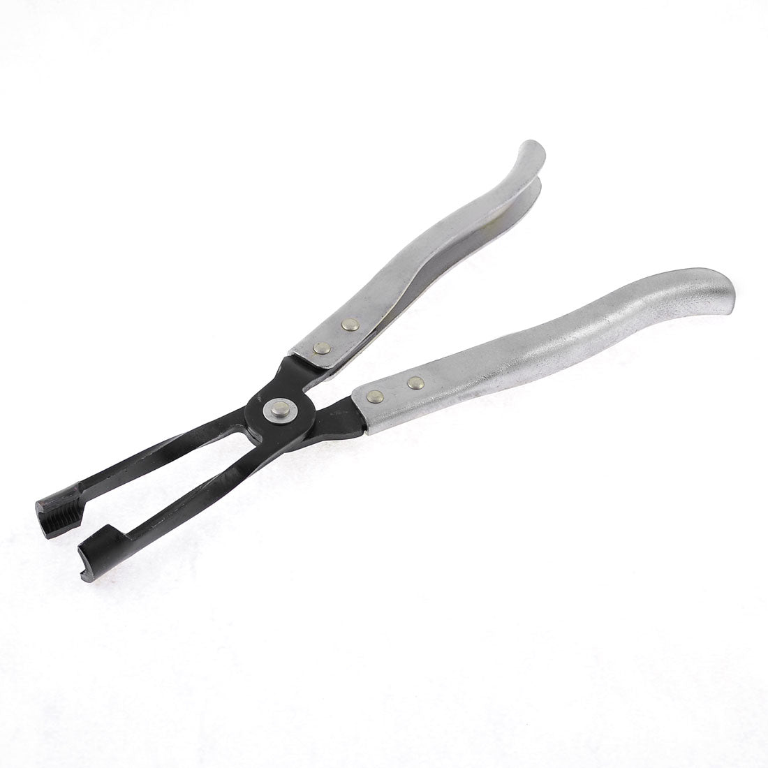 Harfington Silver Tone Metal Handle Valve Seal Pliers 27cm Length